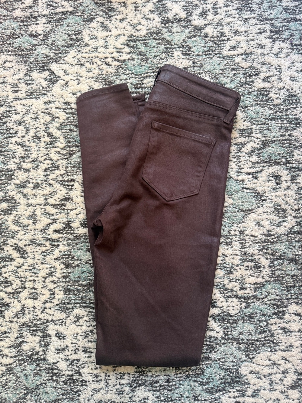 L’Agence Marguerite Cocoa Coated Skinny Jean - Picture 8 of 8
